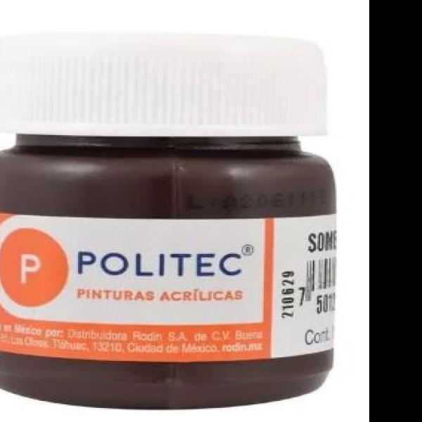 PINTURA ACRILICA POLITEC 30ML. SOMBRA CAFE 304 PZA